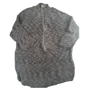 ABS by Allen Schwartz Full Zip Chunky Knit Sweater Cardigan
